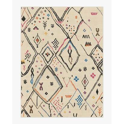 Pamir Ivory Multicolour Rug - 275 x 365 cm - All-In-One Rug