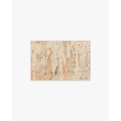 Gaia Ivory Multicolour Rug - 60 x 90 cm - All-In-One Rug