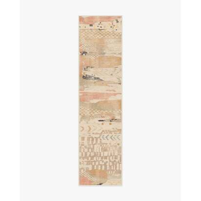 Gaia Ivory Multicolour Rug - 75 x 305 cm - All-In-One Rug