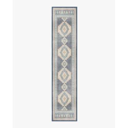 Rayne Soft Navy Rug - 75 x 365 cm - All-In-One Rug