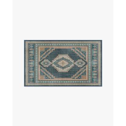 Rayne Soft Navy Rug - 90 x 150 cm - All-In-One Rug
