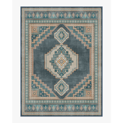 Rayne Soft Navy Rug - 275 x 365 cm - All-In-One Rug