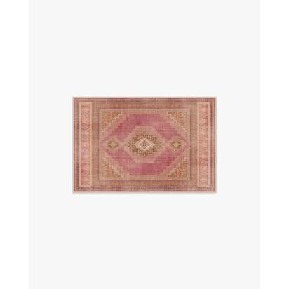Rayne Pink & Orange Rug - 60 x 90 cm - All-In-One Rug