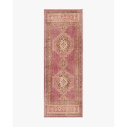 Rayne Pink & Orange Rug - 75 x 215 cm - All-In-One Rug