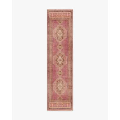 Rayne Pink & Orange Rug - 75 x 305 cm - All-In-One Rug
