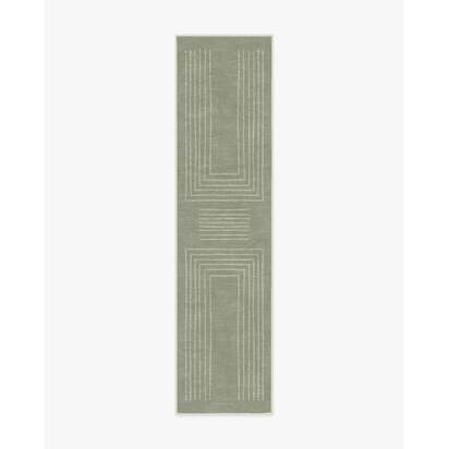 Valencia Sage Green Rug - 75 x 305 cm - All-In-One Rug