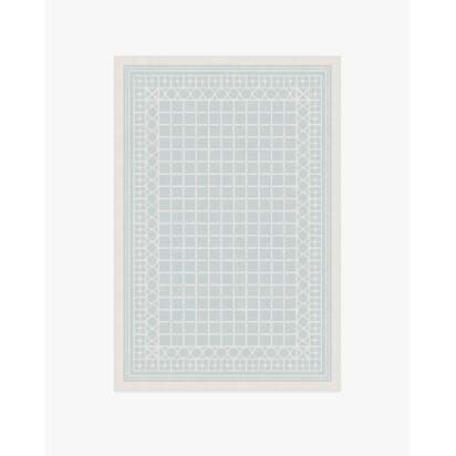 Palm Beach Powder Blue Rug by Gray Malin - 120 x 185 cm - All-In-One Rug