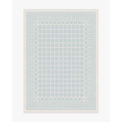 Palm Beach Powder Blue Rug by Gray Malin - 150 x 215 cm - All-In-One Rug