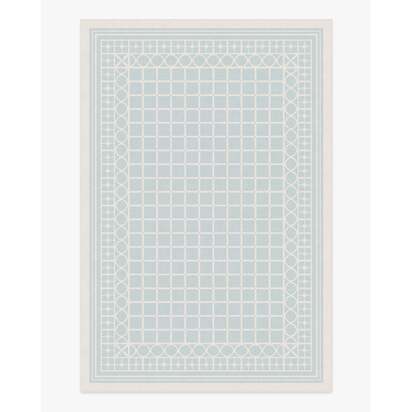 Palm Beach Powder Blue Rug by Gray Malin - 185 x 275 cm - All-In-One Rug