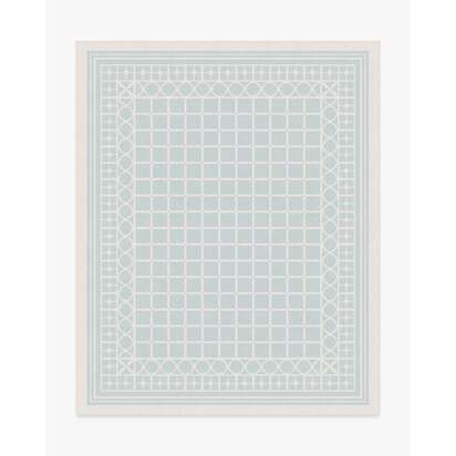 Palm Beach Powder Blue Rug by Gray Malin - 245 x 305 cm - All-In-One Rug