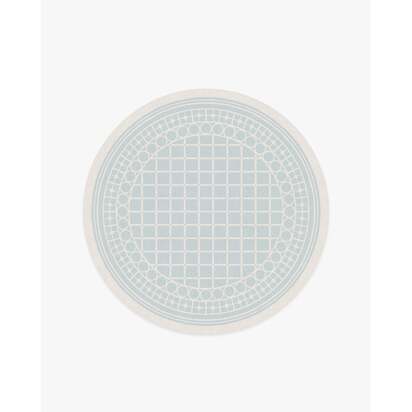 Palm Beach Powder Blue Rug by Gray Malin - 185 Round cm - All-In-One Rug
