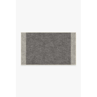 Solvi Charcoal Rug - 90 x 150 cm - All-In-One Rug