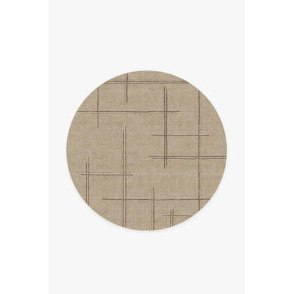 Stellan Latte Brown Rug - 185 Round cm - All-In-One Rug