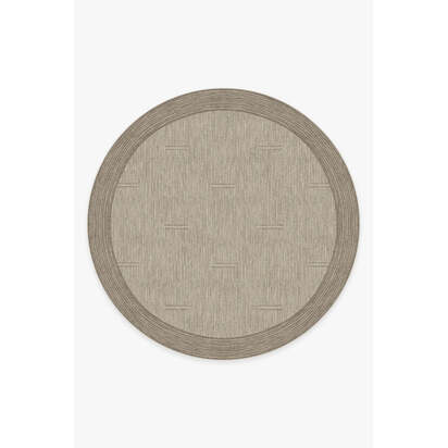Solvi Stone Rug - 245 Round cm - All-In-One Rug