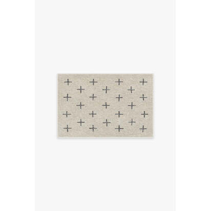 Crosby Birch & Charcoal Rug - 60 x 90 cm - All-In-One Rug
