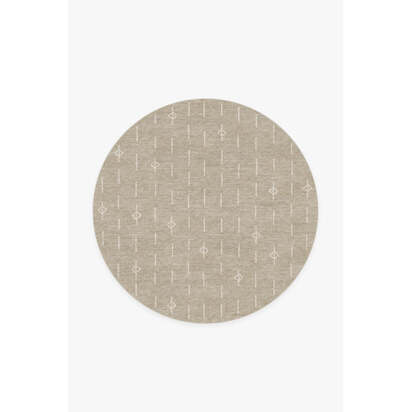 Alina Light Stone Rug - 185 Round cm - All-In-One Rug