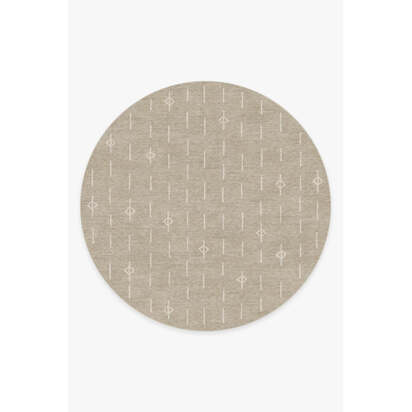 Alina Light Stone Rug - 245 Round cm - All-In-One Rug
