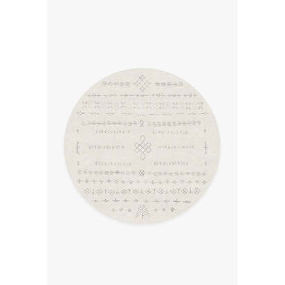 Astrid Off White Rug - 185 Round cm - All-In-One Rug