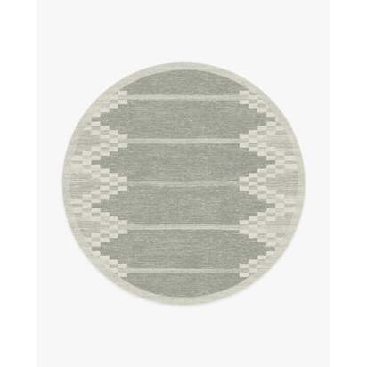 Sloane Grey Rug - 245 Round cm - All-In-One Rug