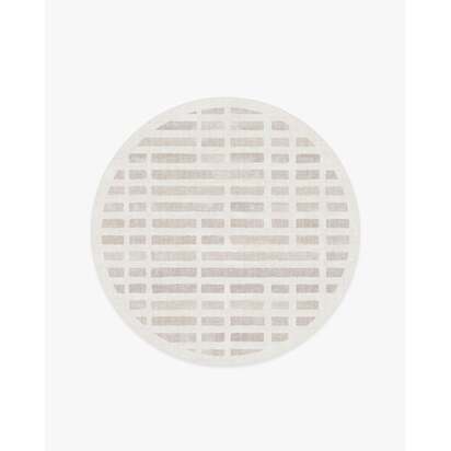 Laine Ivory & Natural Rug - 185 Round cm - All-In-One Rug