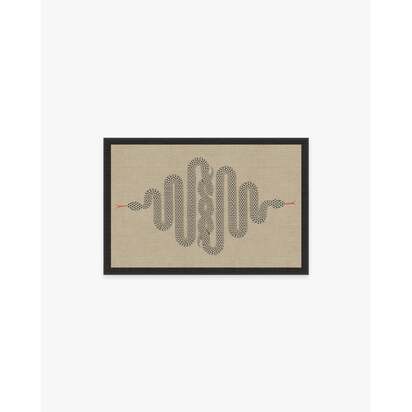 Venom Neutral Rug by Jonathan Adler - 60 x 90 cm - All-In-One Rug