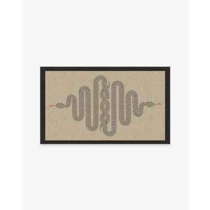 Venom Neutral Rug by Jonathan Adler - 90 x 150 cm - All-In-One Rug