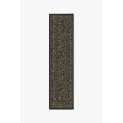 Bluebell Soft Black Rug by Morris & Co. - 75 x 305 cm - All-In-One Rug