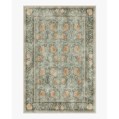 Pimpernel Jade Rug by Morris & Co. - 200 x 290 cm - All-In-One Rug