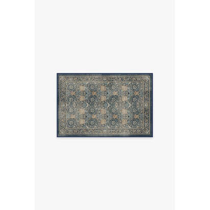 Honeysuckle & Tulip Indigo Rug by Morris & Co. - 60 x 90 cm - All-In-One Rug