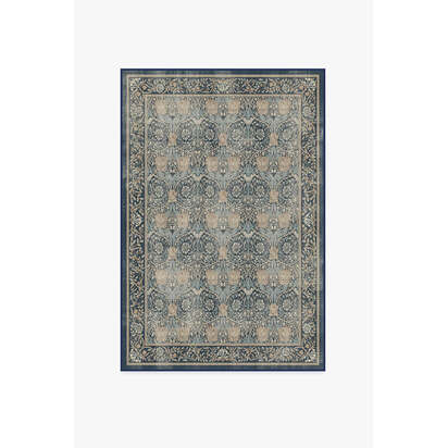 Honeysuckle & Tulip Indigo Rug by Morris & Co. - 120 x 185 cm - All-In-One Rug