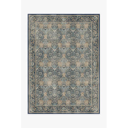 Honeysuckle & Tulip Indigo Rug by Morris & Co. - 150 x 215 cm - All-In-One Rug