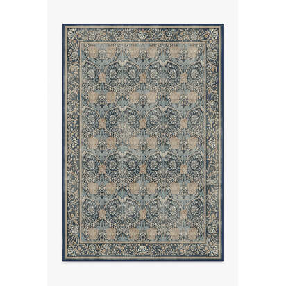 Honeysuckle & Tulip Indigo Rug by Morris & Co. - 185 x 275 cm - All-In-One Rug