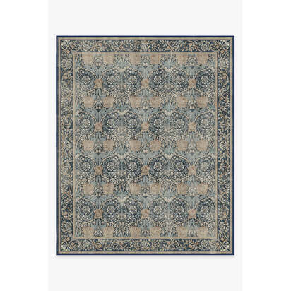 Honeysuckle & Tulip Indigo Rug by Morris & Co. - 245 x 305 cm - All-In-One Rug