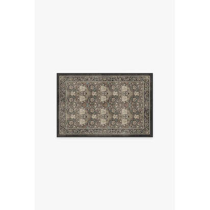 Honeysuckle & Tulip Dark Wood Rug by Morris & Co. - 60 x 90 cm - All-In-One Rug