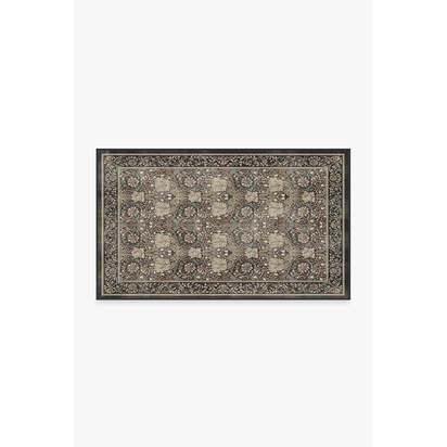 Honeysuckle & Tulip Dark Wood Rug by Morris & Co. - 75 x 215 cm - All-In-One Rug