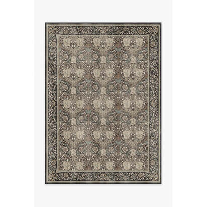 Honeysuckle & Tulip Dark Wood Rug by Morris & Co. - 150 x 215 cm - All-In-One Rug
