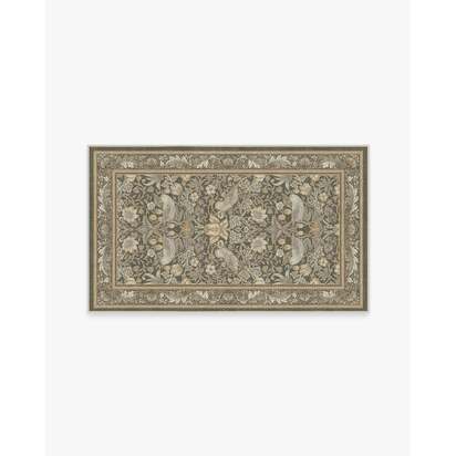 Strawberry Thief Stone Gold Rug by Morris & Co. - 75 x 215 cm - All-In-One Rug