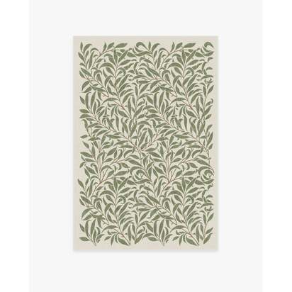 Pure Willow Boughs Green Rug by Morris & Co. - 120 x 185 cm - All-In-One Rug