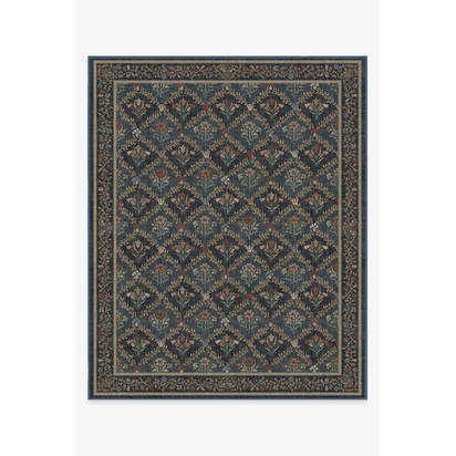 Bellflowers Blue Rug by Morris & Co. - 245 x 305 cm - All-In-One Rug