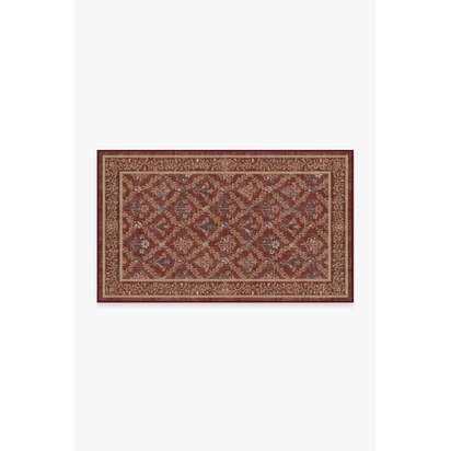 Bellflowers Amber Red Rug by Morris & Co. - 60 x 90 cm - All-In-One Rug