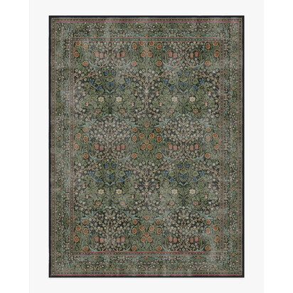 Blackthorn Forest Green Rug by Morris & Co. - 275 x 365 cm - All-In-One Rug