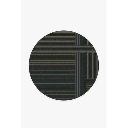 Bowie Charcoal Rug - 185 Round cm - All-In-One Rug