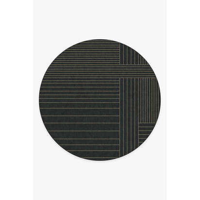 Bowie Charcoal Rug - 245 Round cm - All-In-One Rug