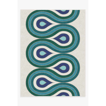 Milano Peacock Rug by Jonathan Adler - 275 x 365 cm - All-In-One Rug