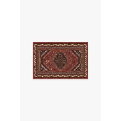 Zareen Scarlet Red Rug - 60 x 90 cm - All-In-One Rug