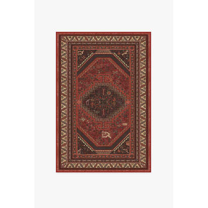Zareen Scarlet Red Rug - 120 x 185 cm - All-In-One Rug