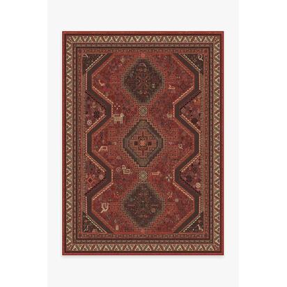 Zareen Scarlet Red Rug - 150 x 215 cm - All-In-One Rug