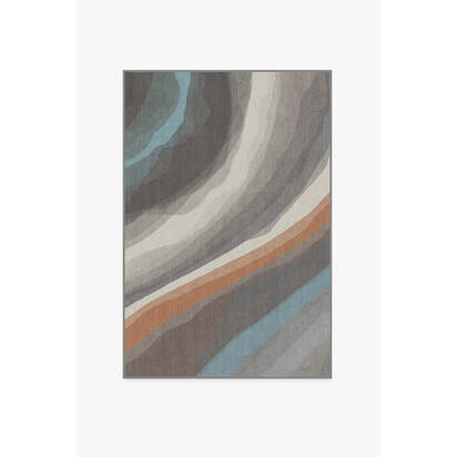 Watercolour Waves Sandstone Rug - 120 x 185 cm - All-In-One Rug