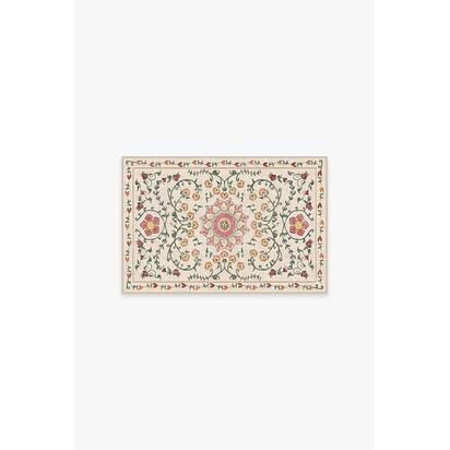 Suzani Coral Rug - 60 x 90 cm - All-In-One Rug