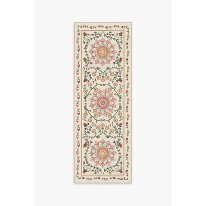 Suzani Coral Rug - 75 x 215 cm - All-In-One Rug